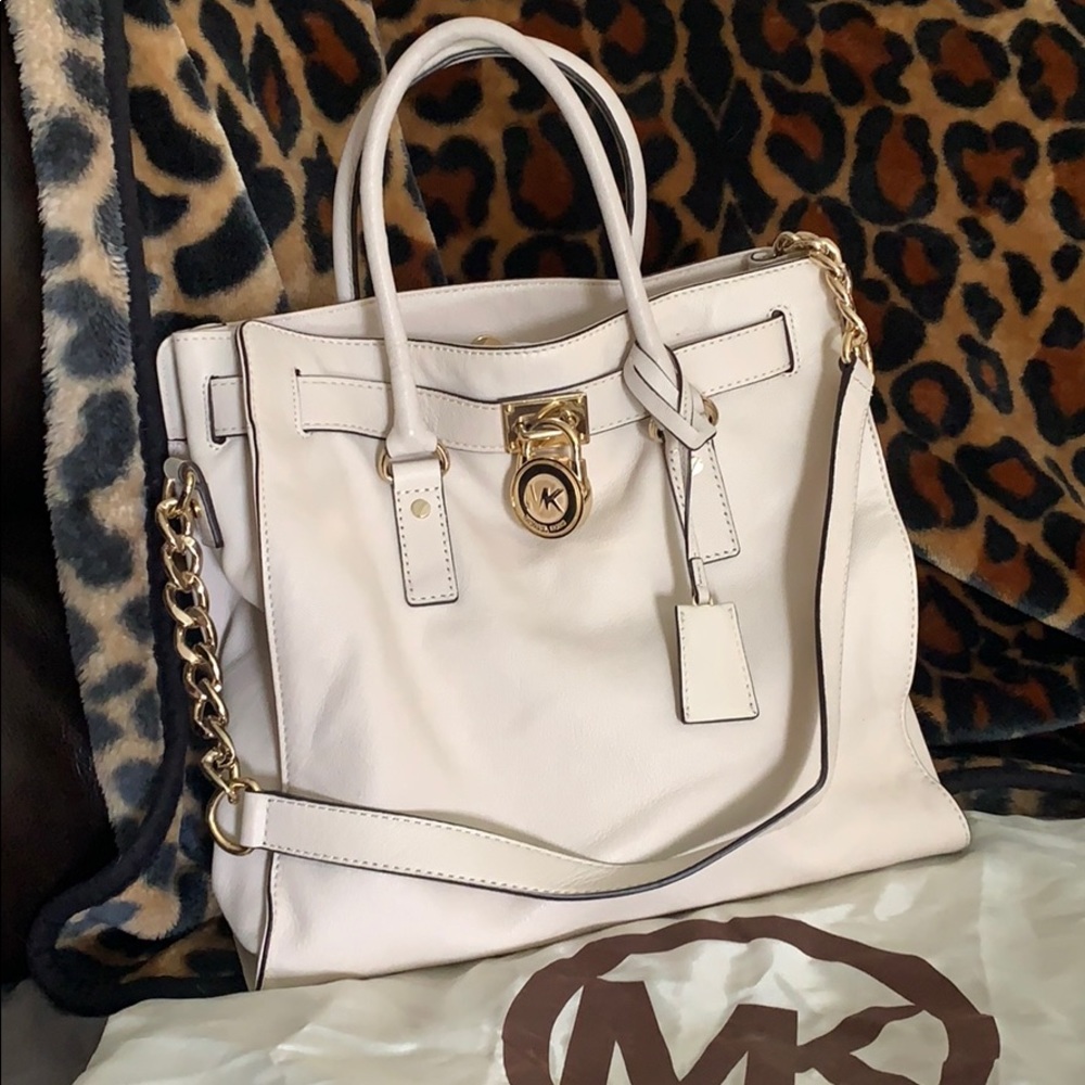 Michael Kors Hamilton Large Leather Tote
